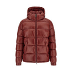 Bordeaux Polyamide Full-Length Jacket