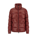 Bordeaux Polyamide Full-Length Jacket