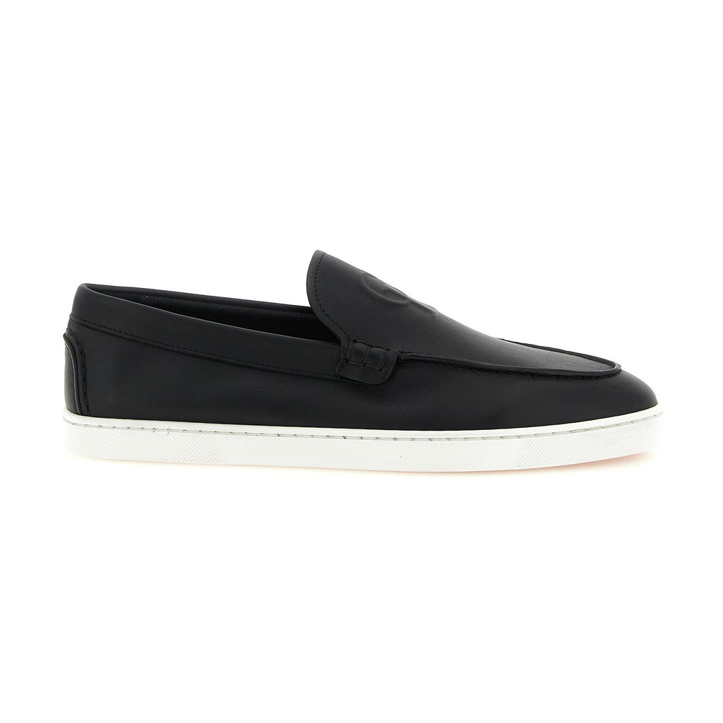 Black Calfskin Slip-On Loafers