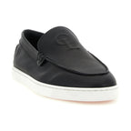 Black Calfskin Slip-On Loafers