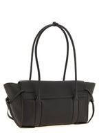 Black Calfskin Shoulder Bag