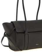 Black Calfskin Shoulder Bag