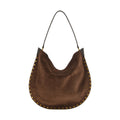 Brown Cowhide Shoulder Bag