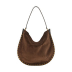 Brown Cowhide Shoulder Bag