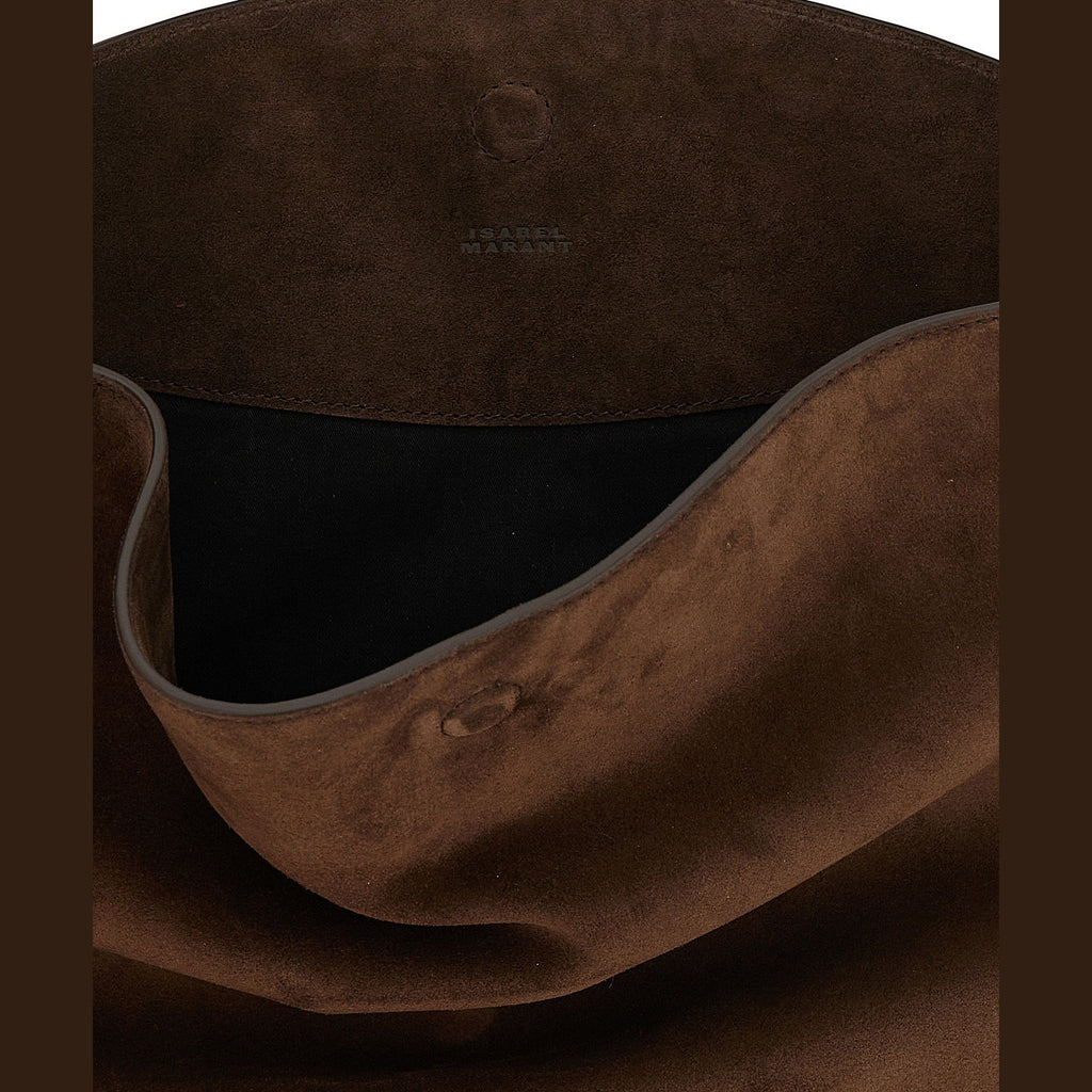Brown Cowhide Shoulder Bag