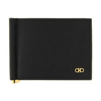 Black Calfskin Money Clip