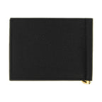 Black Calfskin Money Clip