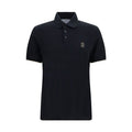 Black Cotton Polo Shirt