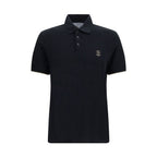 Black Cotton Polo Shirt