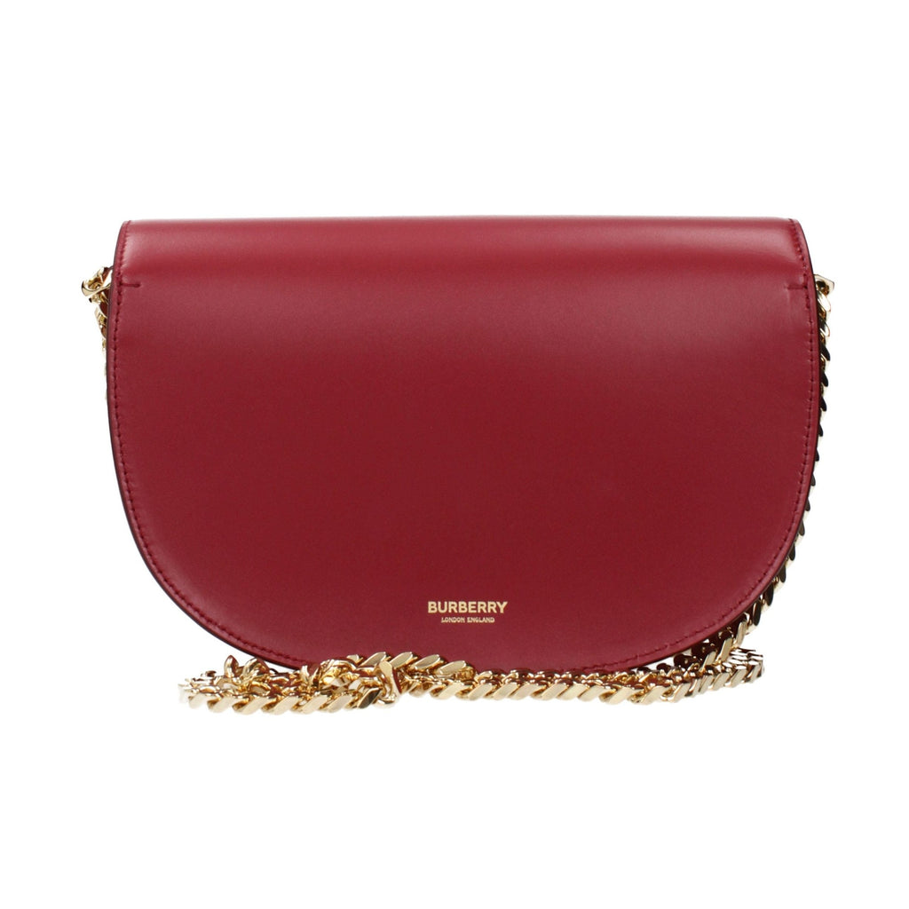 Red Leather Shoulder Bag