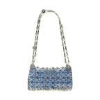 Blue Resin Shoulder Bag