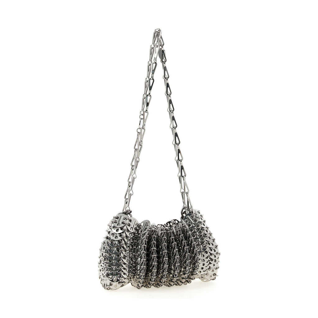 Silver Stainless Steel Shoulder Bag