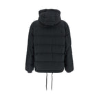 Black Cotton Full-Length Jacket