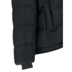 Black Cotton Full-Length Jacket