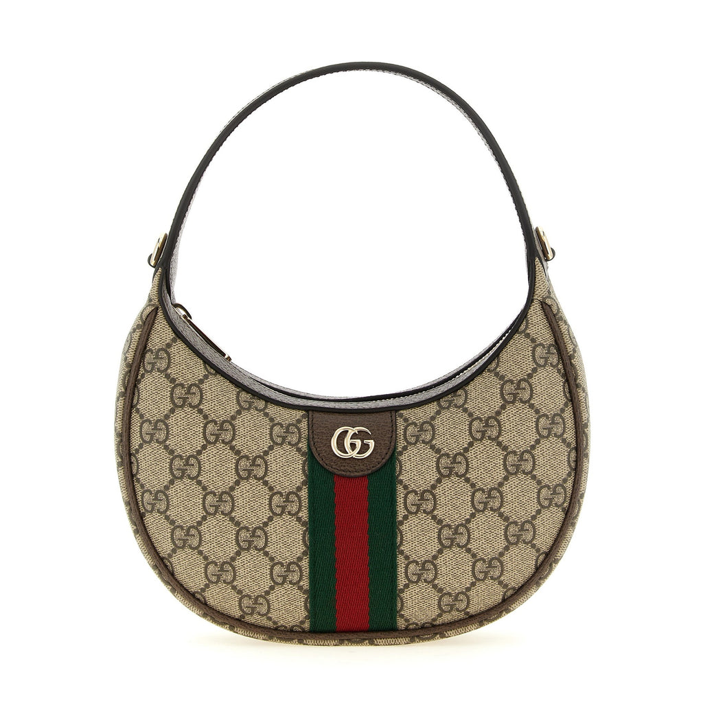Beige Polyethylene Crossbody Bag