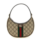Beige Polyethylene Crossbody Bag
