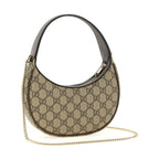 Beige Polyethylene Crossbody Bag