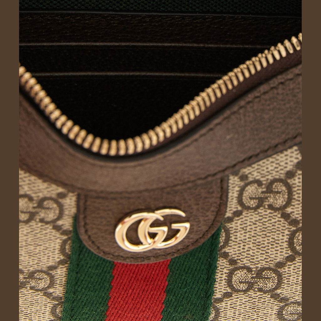 Beige Polyethylene Crossbody Bag
