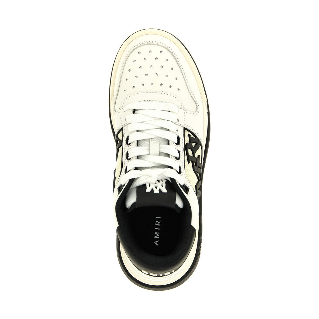 Bicolor Calfskin Athletic Sneakers