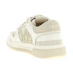 White Calfskin Low Top Sneakers