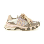 Beige Calfskin Athletic Sneakers