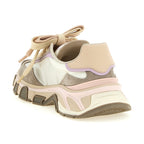 Beige Calfskin Athletic Sneakers