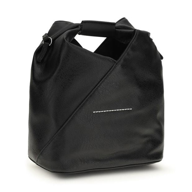 Black Polyethylene Shoulder Bag