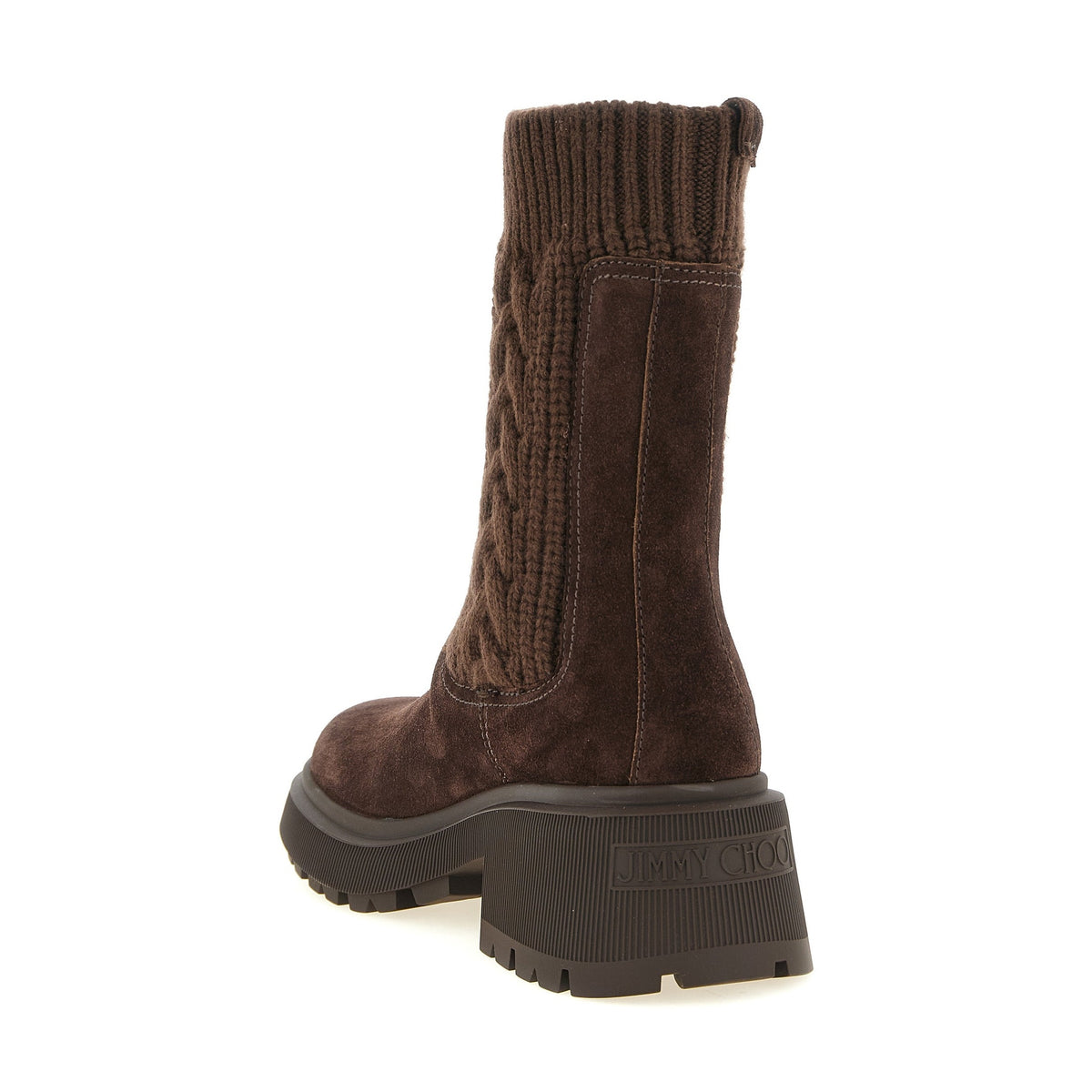 Brown Lamb Leather Ankle Boots