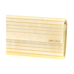 Gold Viscose Clutch Bag