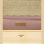 Gold Viscose Clutch Bag