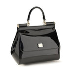 Black Calf Leather Bos Taurus Handbag