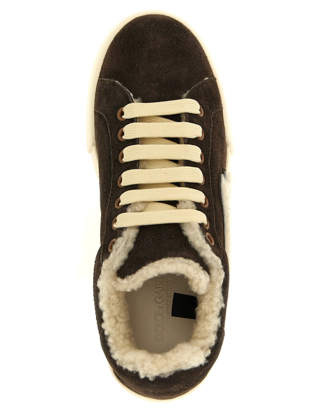 Brown Calfskin Low Top Sneakers