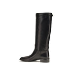 Black Calf Leather Bos Taurus Ankle Boots