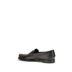 Black Calf Leather Bos Taurus Slip-On Loafers