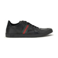 Black Calf Leather Bos Taurus Low Top Sneakers