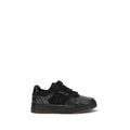 Black Calf Leather Bos Taurus Athletic Sneakers