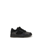 Black Calf Leather Bos Taurus Athletic Sneakers