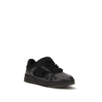 Black Calf Leather Bos Taurus Athletic Sneakers
