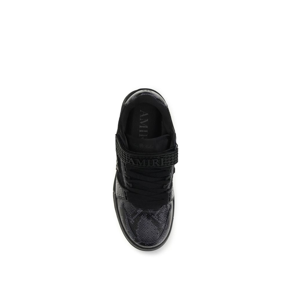 Black Calf Leather Bos Taurus Athletic Sneakers