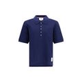Blue Cotton Polo Shirt