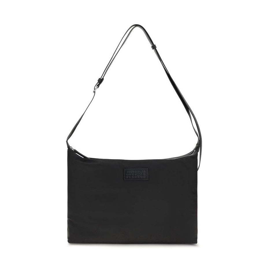Black Polyamide Shoulder Bag