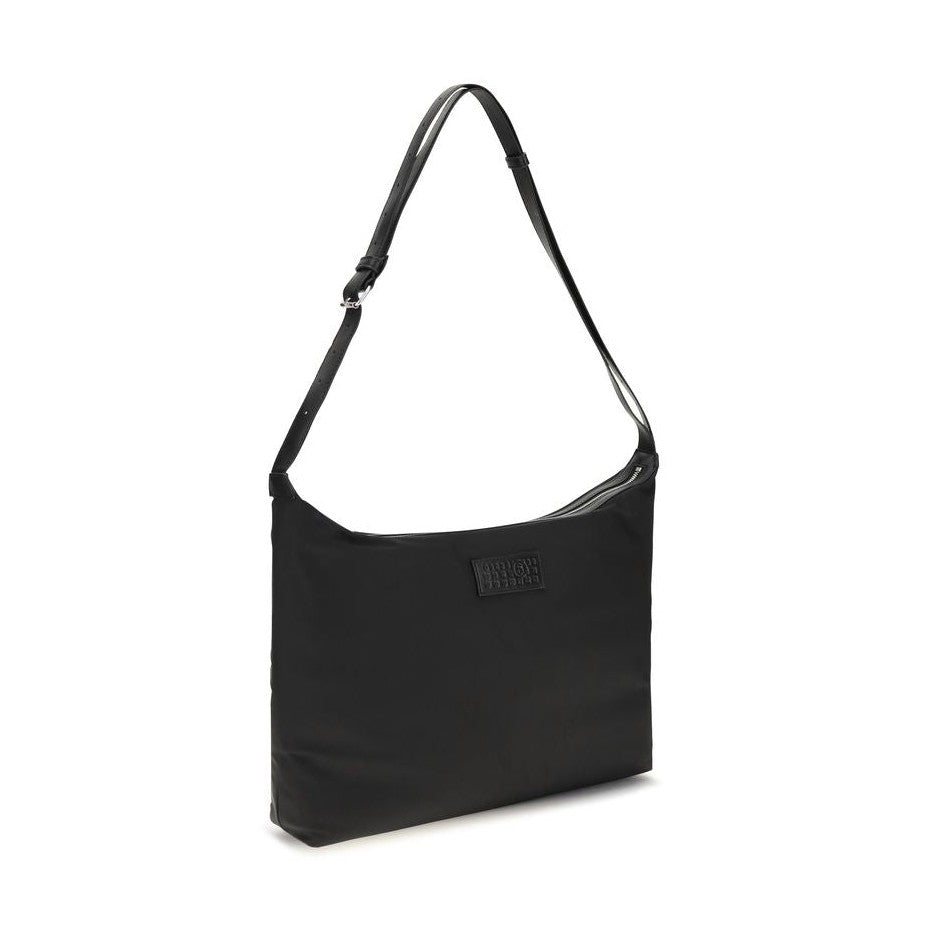 Black Polyamide Shoulder Bag