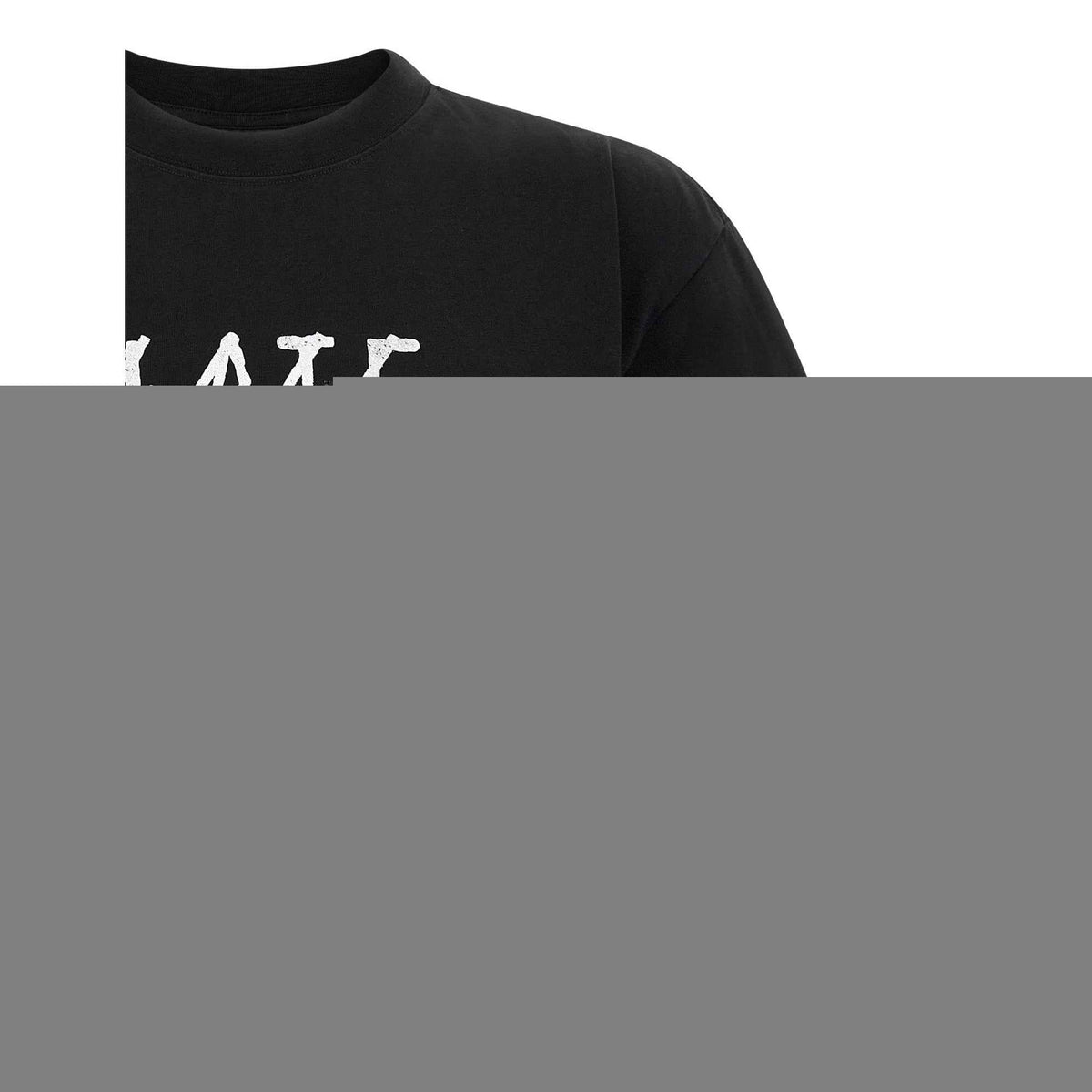 Black Cotton T-Shirt