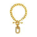 Gold Brass Necklace