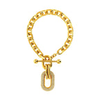 Gold Brass Necklace