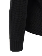 Black Wool Full-Length Jacket