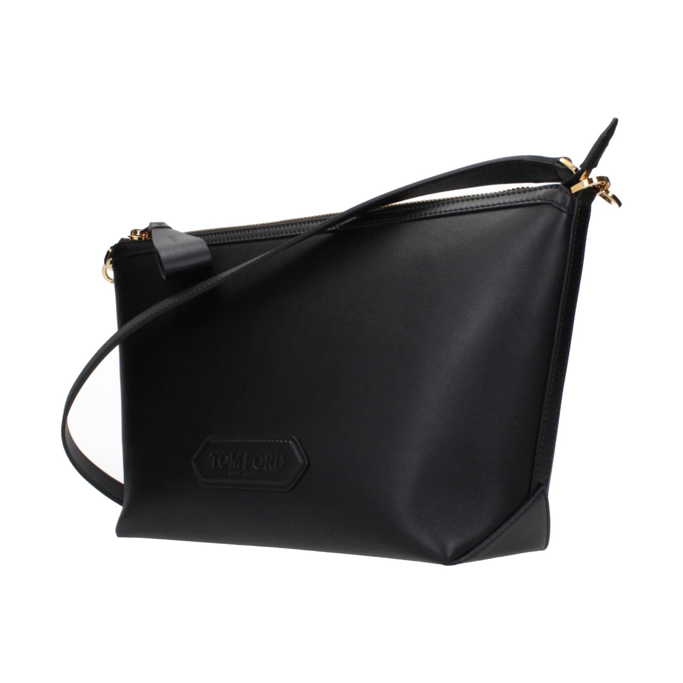 Black Leather Crossbody Bag