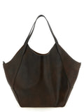 Brown Calfskin Tote Bag