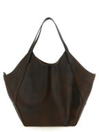 Brown Calfskin Tote Bag
