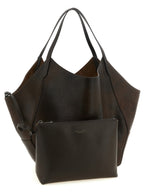 Brown Calfskin Tote Bag